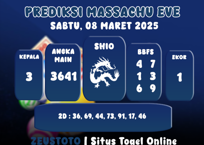 PREDIKSI MASSACHUEVE POOL 08 MARET 2025