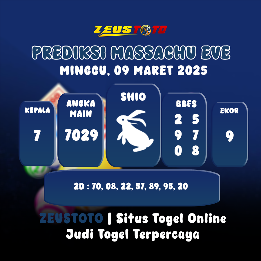 PREDIKSI MASSACHUEVE POOL 09 MARET 2025