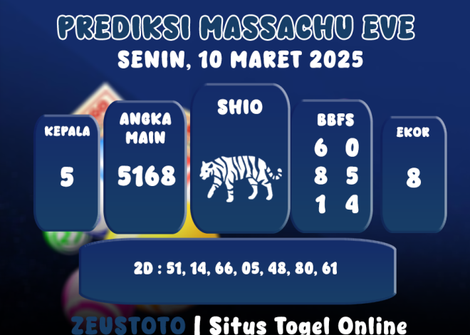 PREDIKSI MASSACHUEVE POOL 10 MARET 2025