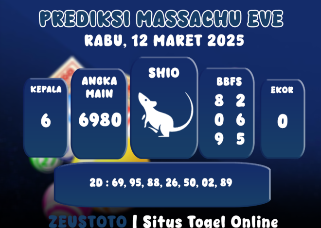 PREDIKSI MASSACHUEVE POOL 12 MARET 2025