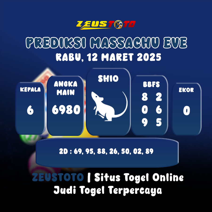 PREDIKSI MASSACHUEVE POOL 12 MARET 2025