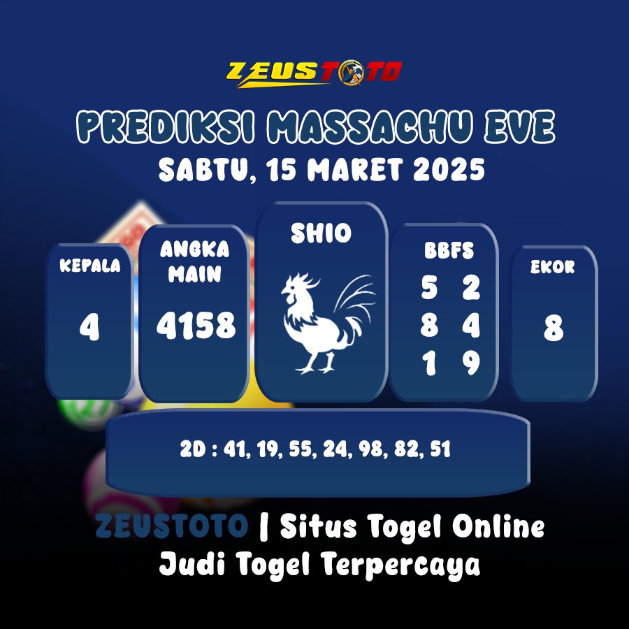 PREDIKSI MASSACHUEVE POOL 15 MARET 2025