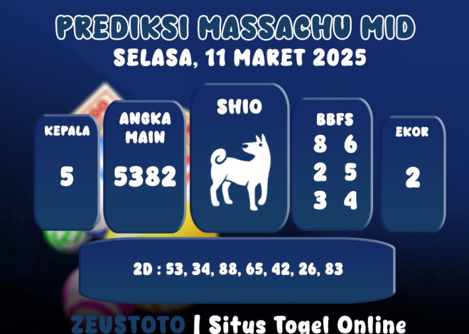 PREDIKSI MASSACHUMID POOL 11 MARET 2025