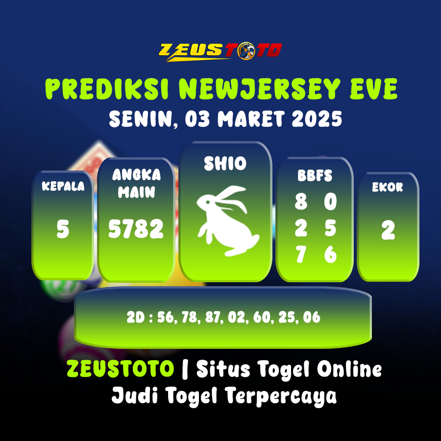 PREDIKSI NEWJERSEYEVE POOL 03 MARET 2025