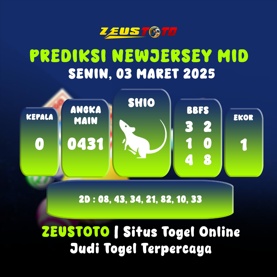 PREDIKSI NEWJERSEYMID POOL 03 MARET 2025