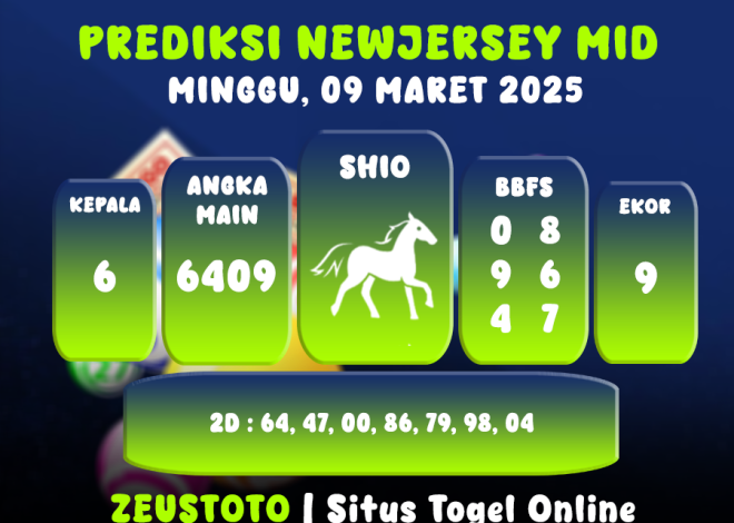 PREDIKSI NEWJERSEYMID POOL 09 MARET 2025