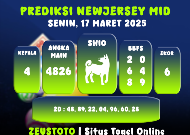 PREDIKSI NEWJERSEYMID POOL 17 MARET 2025