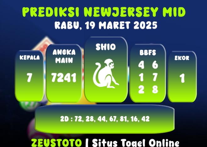 PREDIKSI NEWJERSEYMID POOL 19 MARET 2025