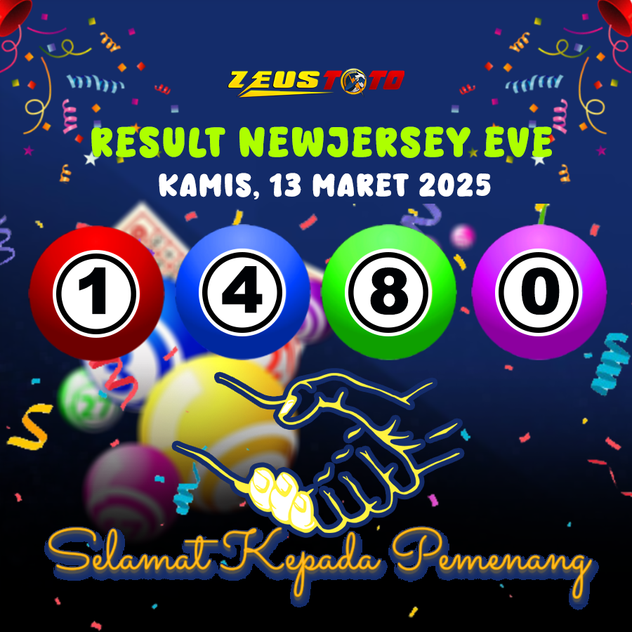 RESULT NEWJERSEYEVE POOL 13 MARET 2025