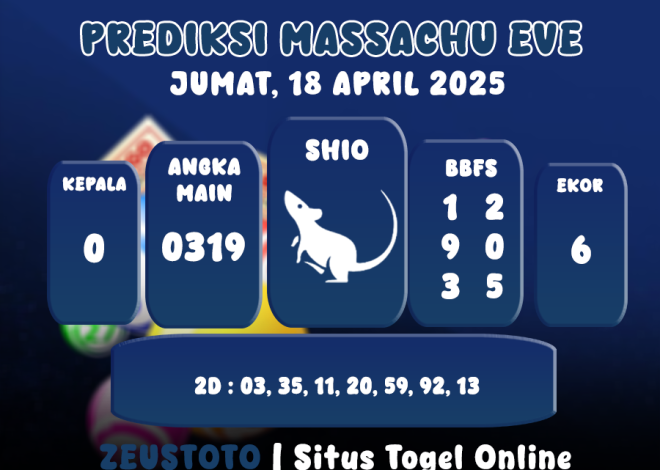 PREDIKSI MASSACHUEVE POOL 18 APRIL 2025