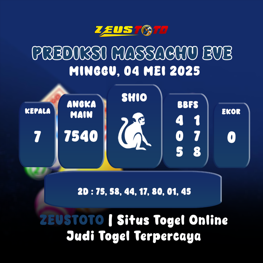 PREDIKSI MASSACHUEVE POOL 04 MEI 2025