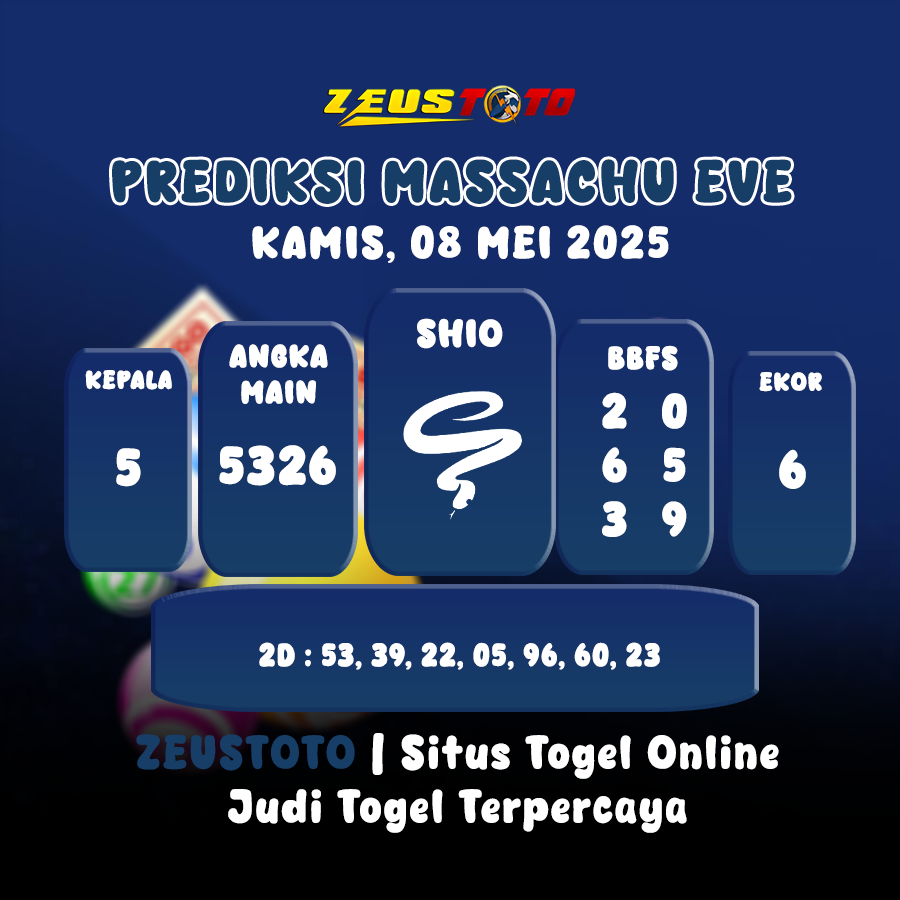 PREDIKSI MASSACHUEVE POOL 08 MEI 2025