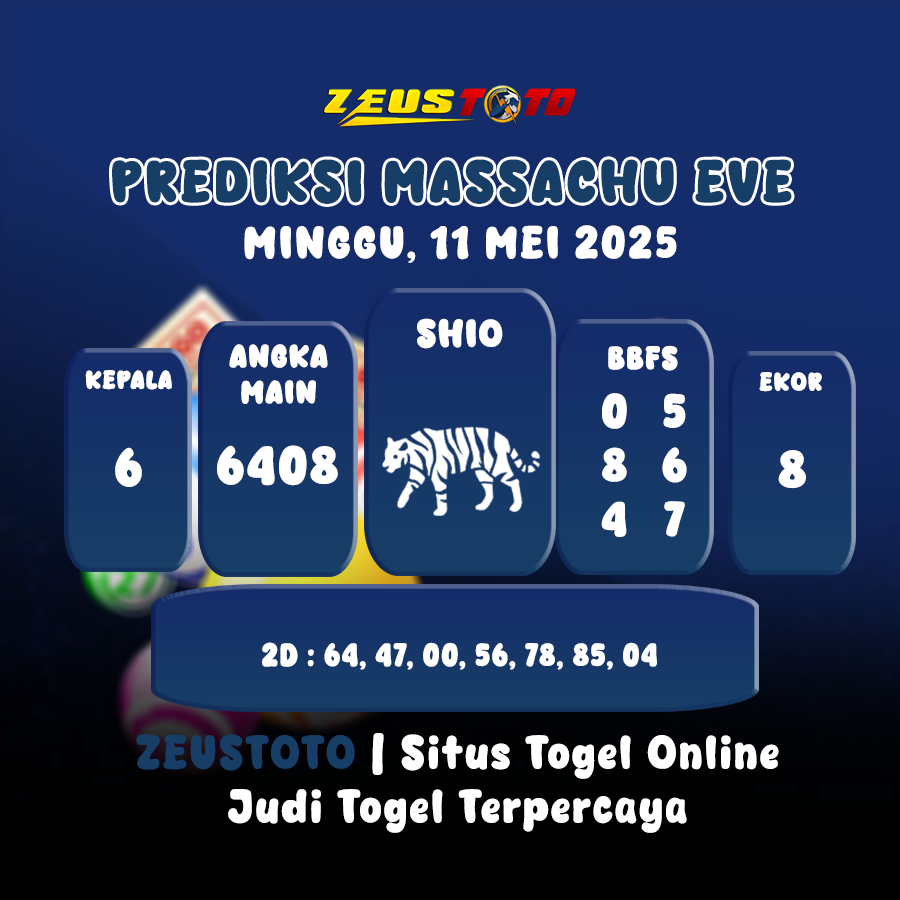 PREDIKSI MASSACHUEVE POOL 11 MEI 2025
