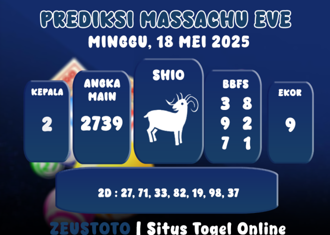 PREDIKSI MASSACHUEVE POOL 18 MEI 2025