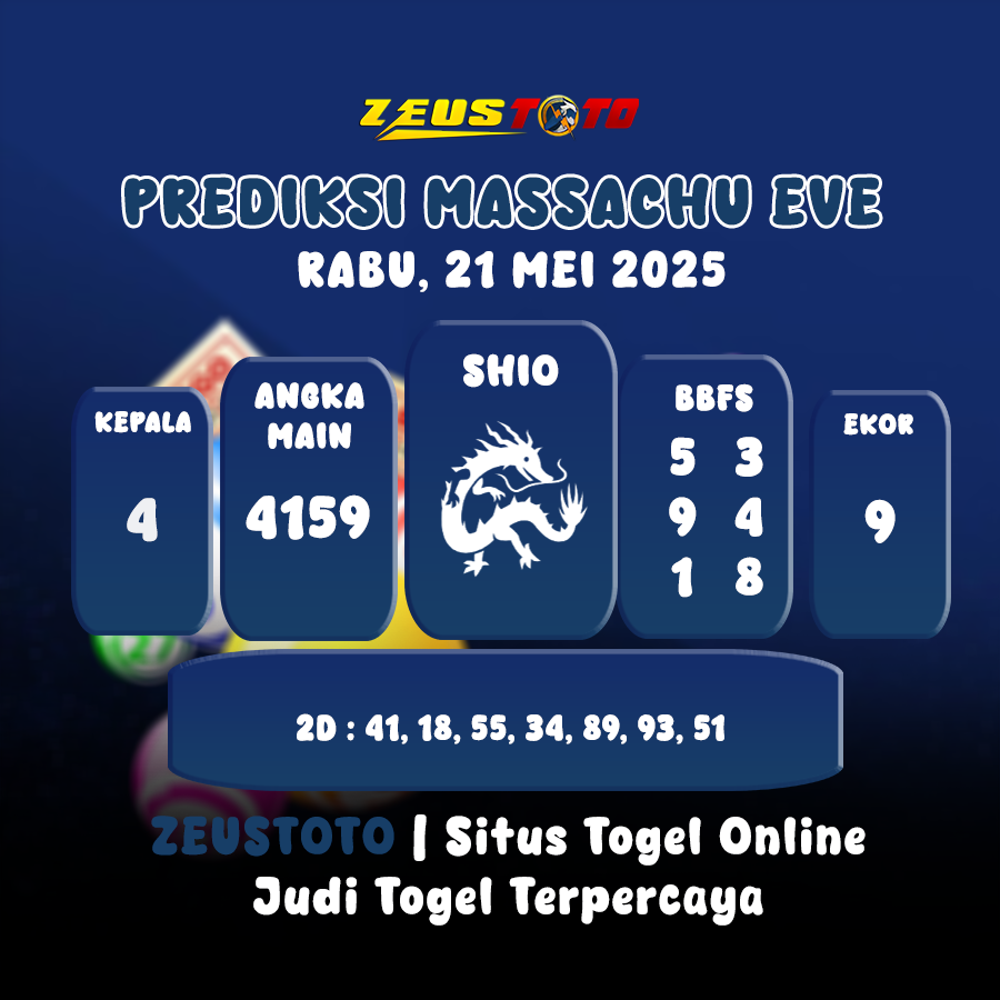 PREDIKSI MASSACHUEVE POOL 21 MEI 2025