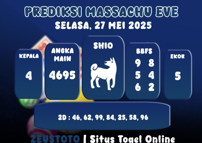 PREDIKSI MASSACHUEVE POOL 27 MEI 2025