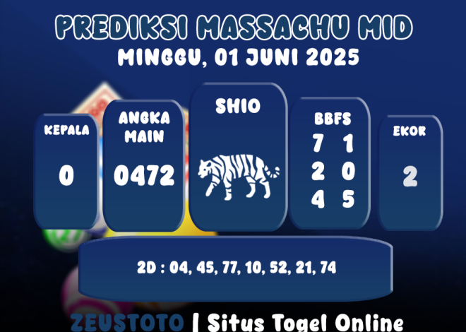 PREDIKSI MASSACHUMID POOL 01 JUNI 2025