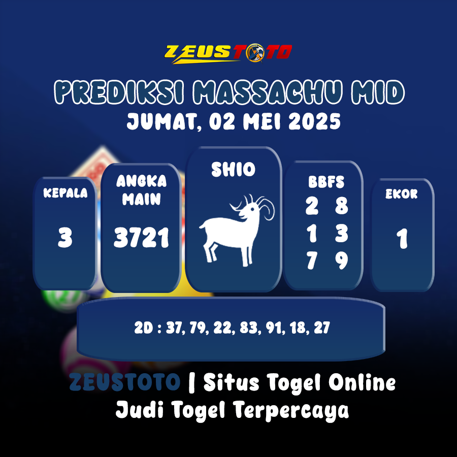 PREDIKSI MASSACHUMID POOL 02 MEI 2025