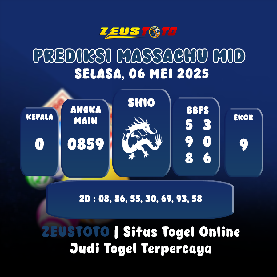 PREDIKSI MASSACHUMID POOL 06 MEI 2025