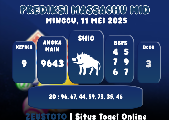PREDIKSI MASSACHUMID POOL 11 MEI 2025