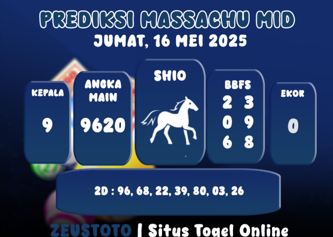 PREDIKSI MASSACHUMID POOL 16 MEI 2025
