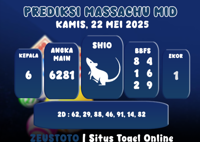 PREDIKSI MASSACHUMID POOL 22 MEI 2025