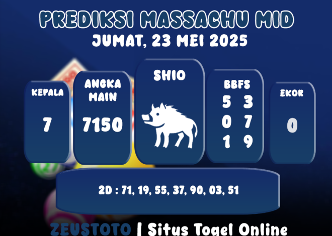 PREDIKSI MASSACHUMID POOL 23 MEI 2025