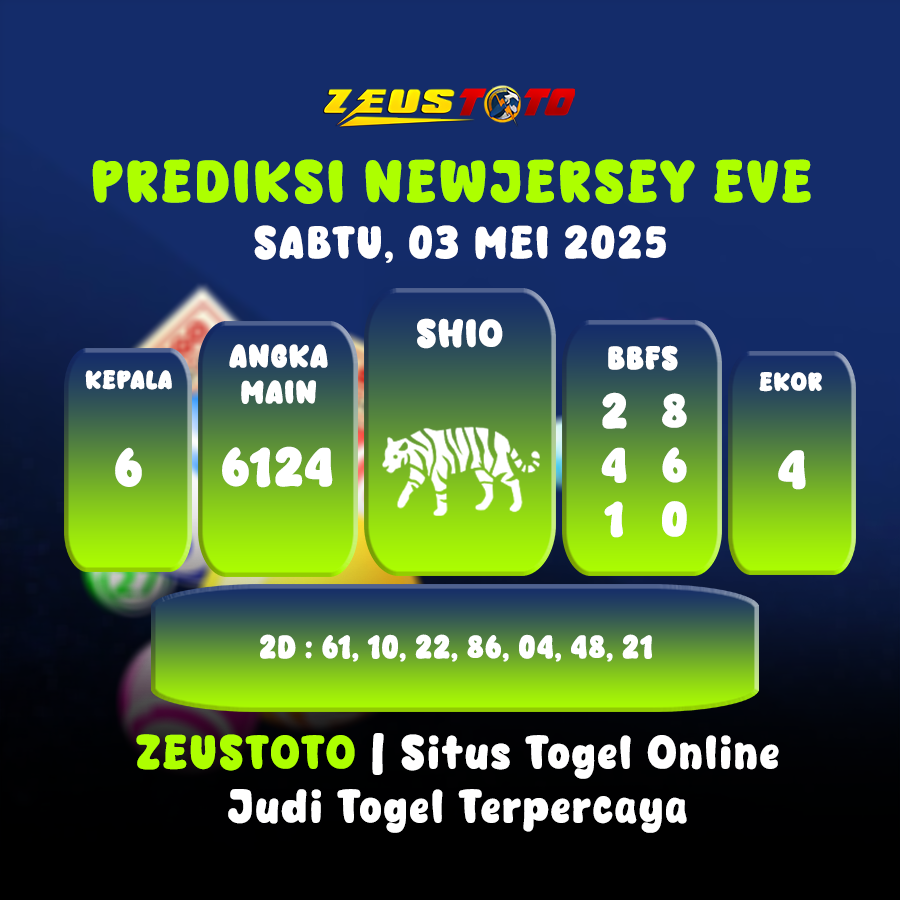 PREDIKSI NEWJERSEYEVE POOL 03 MEI 2025