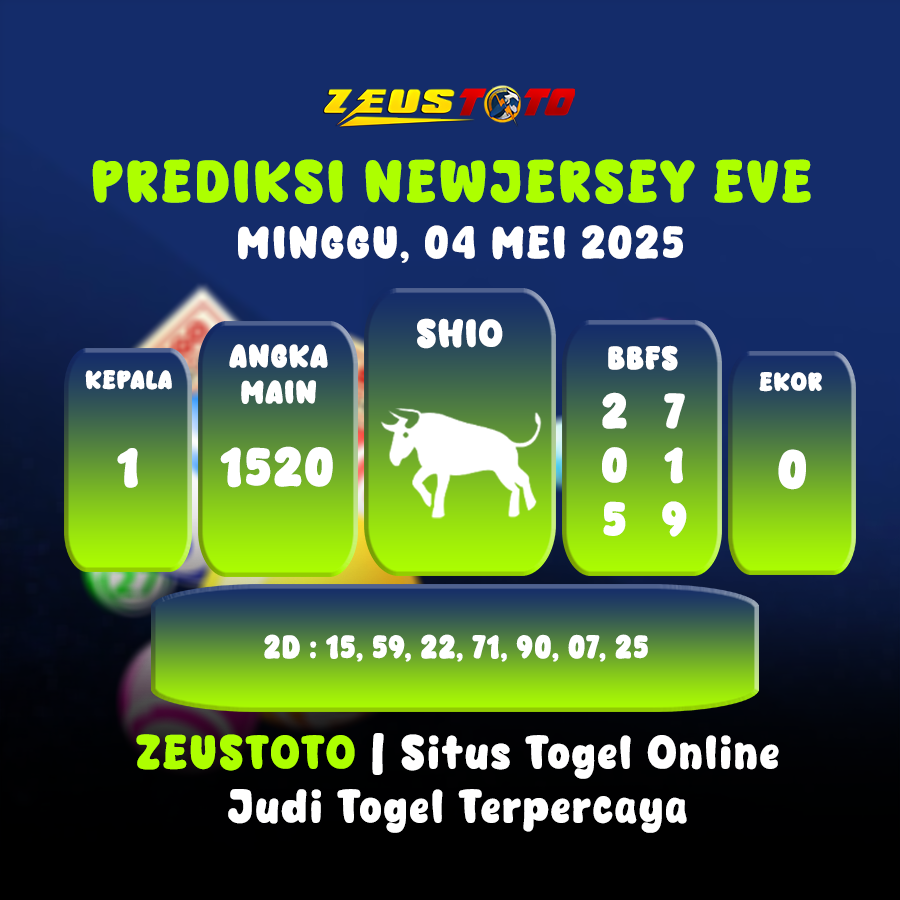 PREDIKSI NEWJERSEYEVE POOL 04 MEI 2025