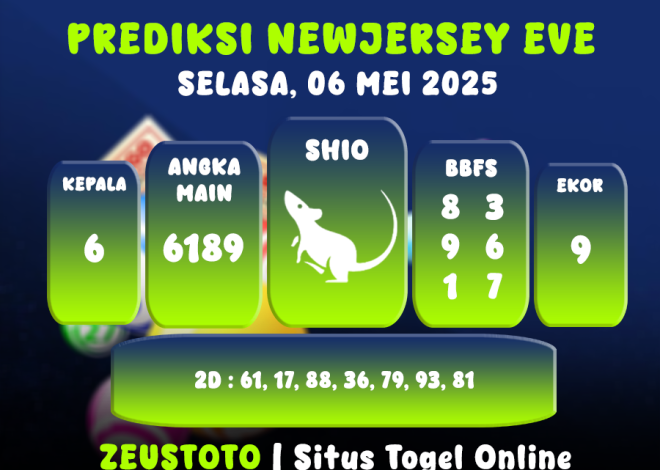 PREDIKSI NEWJERSEYEVE POOL 06 MEI 2025