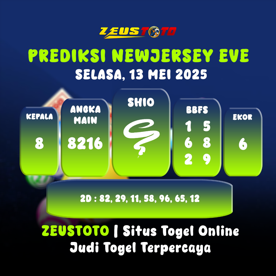 PREDIKSI NEWJERSEYEVE POOL 13 MEI 2025