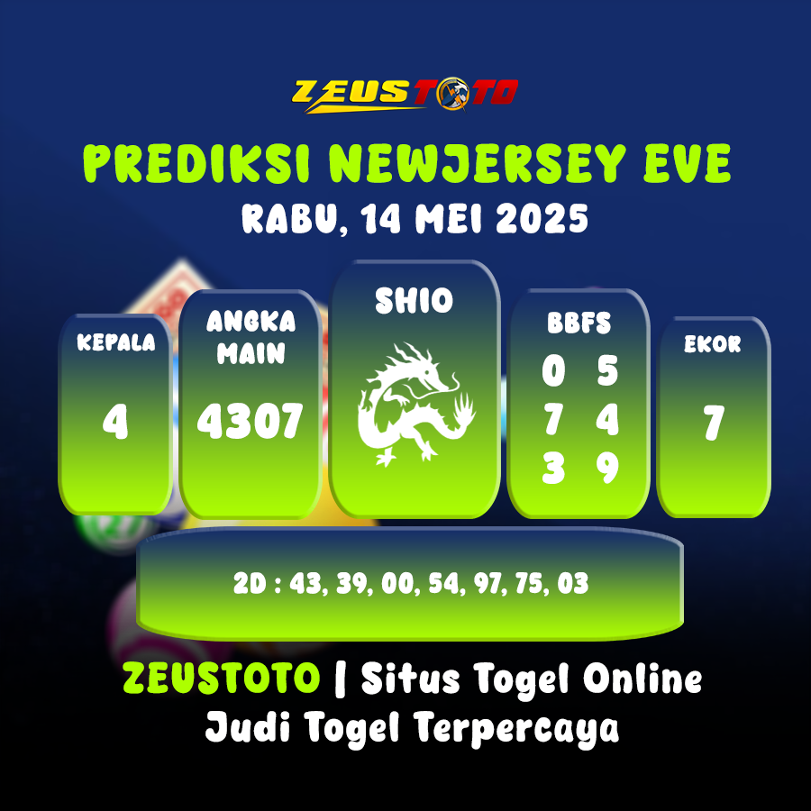 PREDIKSI NEWJERSEYEVE POOL 14 MEI 2025