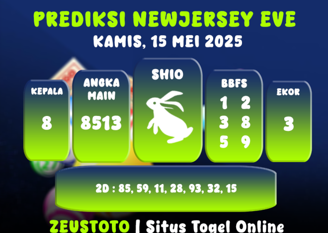 PREDIKSI NEWJERSEYEVE POOL 15 MEI 2025