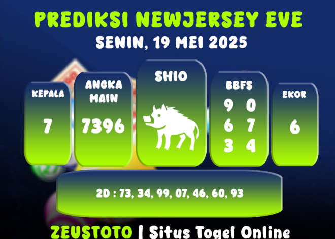 PREDIKSI NEWJERSEYEVE POOL 19 MEI 2025