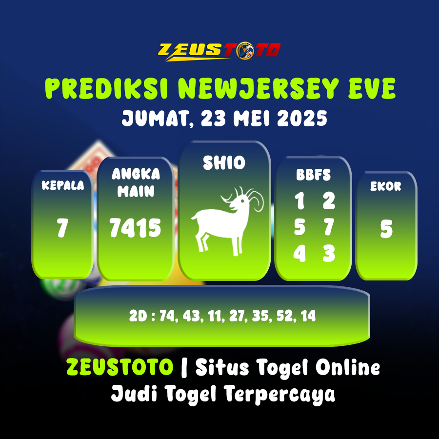 PREDIKSI NEWJERSEYEVE POOL 23 MEI 2025