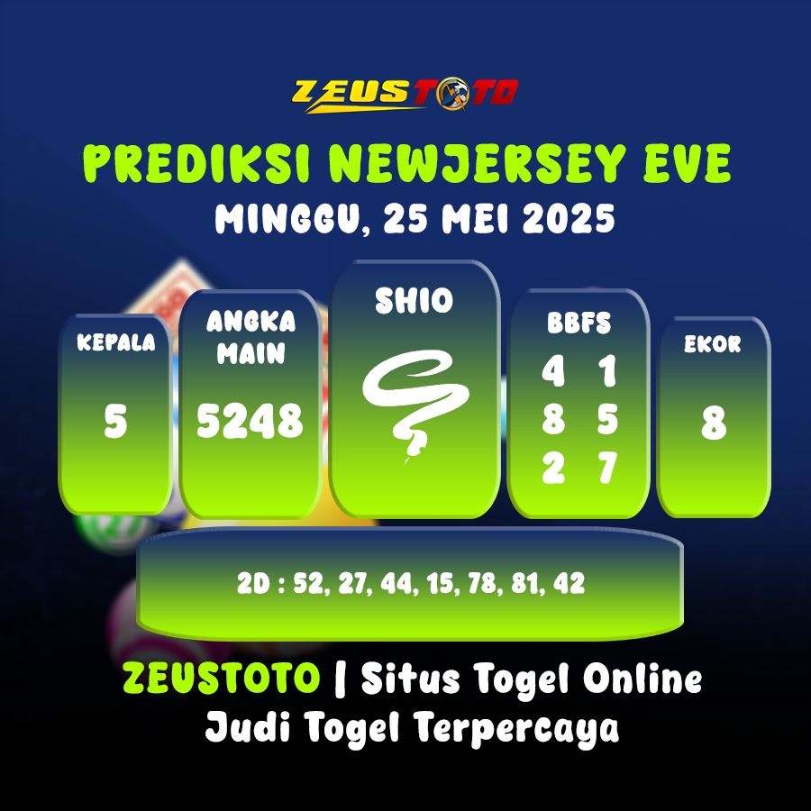 PREDIKSI NEWJERSEYEVE POOL 25 MEI 2025