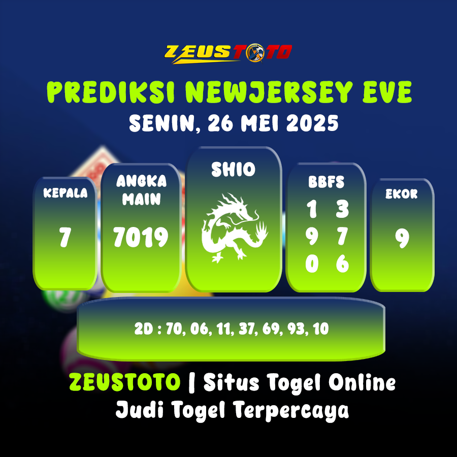 PREDIKSI NEWJERSEYEVE POOL 26 MEI 2025
