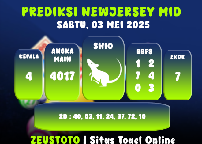PREDIKSI NEWJERSEYMID POOL 03 MEI 2025