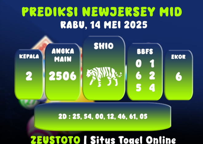 PREDIKSI NEWJERSEYMID POOL 14 MEI 2025