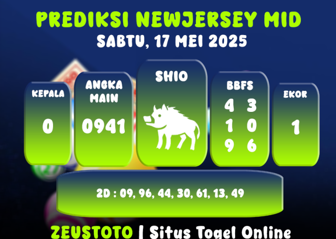 PREDIKSI NEWJERSEYMID POOL 17 MEI 2025