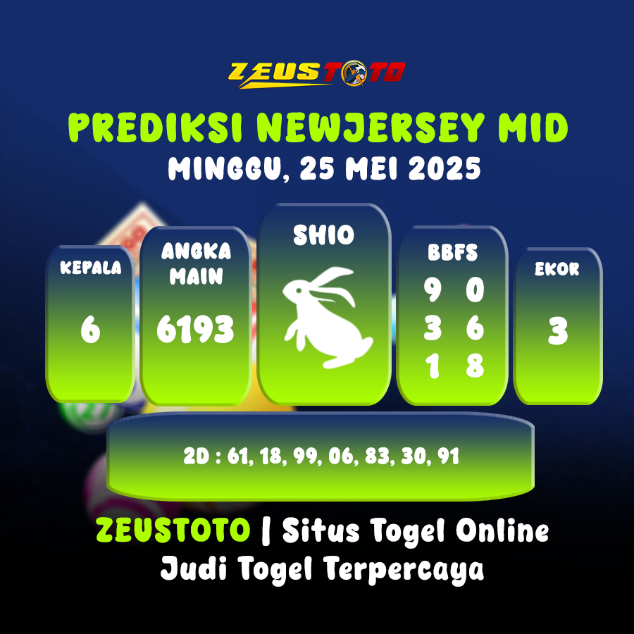 PREDIKSI NEWJERSEYMID POOL 25 MEI 2025