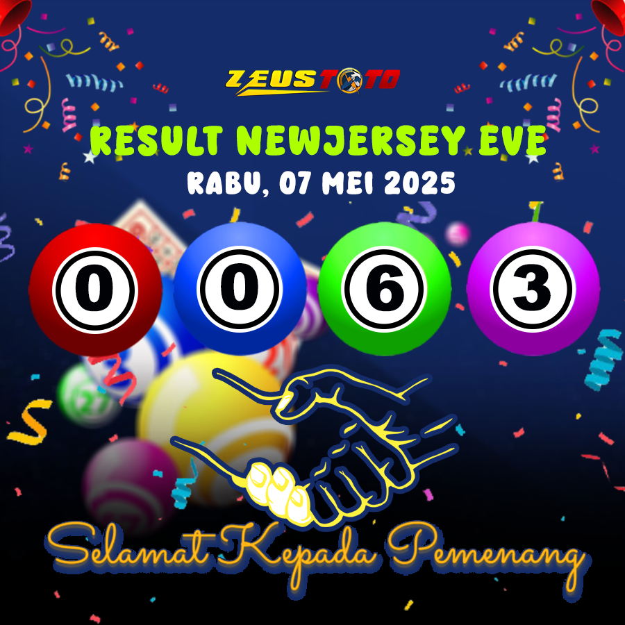 RESULT NEWJERSEYEVE POOL 07 MEI 2025