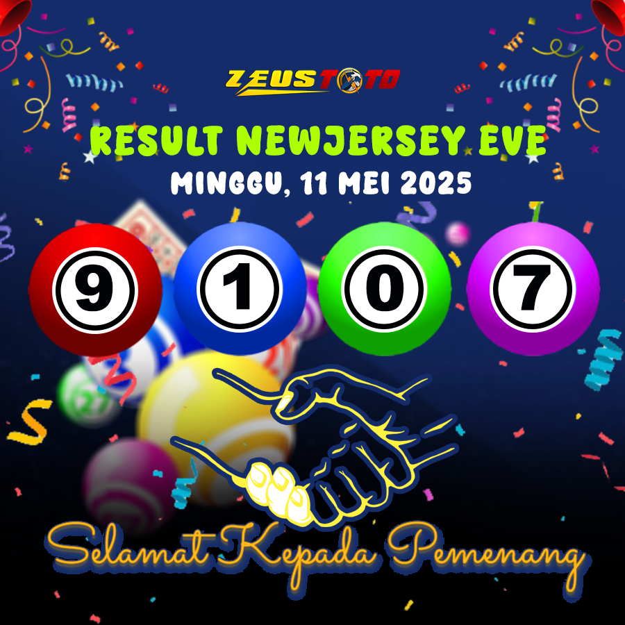 RESULT NEWJERSEYEVE POOL 11 MEI 2025