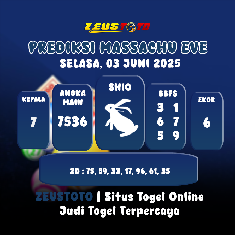 PREDIKSI MASSACHUEVE POOL 03 JUNI 2025