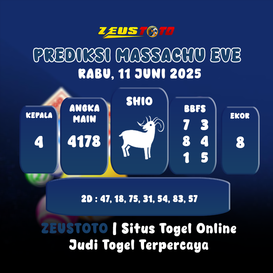 PREDIKSI MASSACHUEVE POOL 11 JUNI 2025