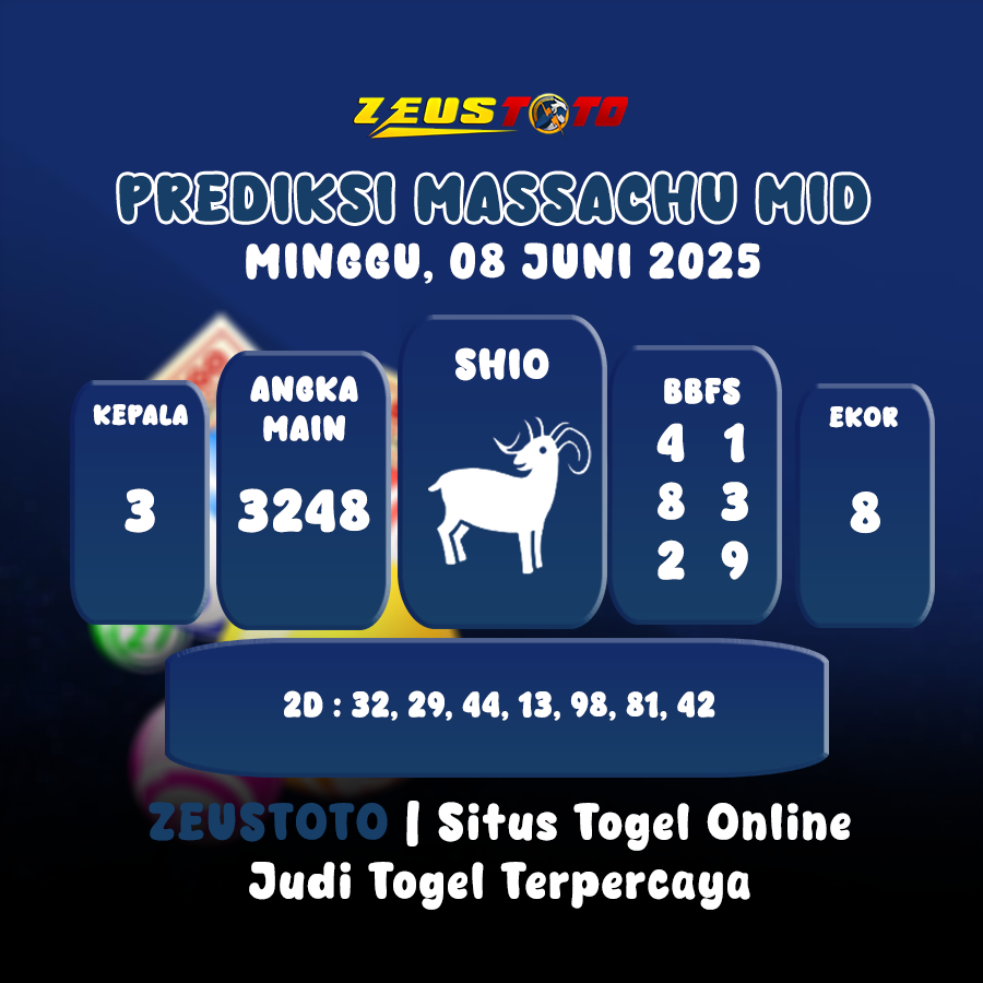 PREDIKSI MASSACHUMID POOL 08 JUNI 2025