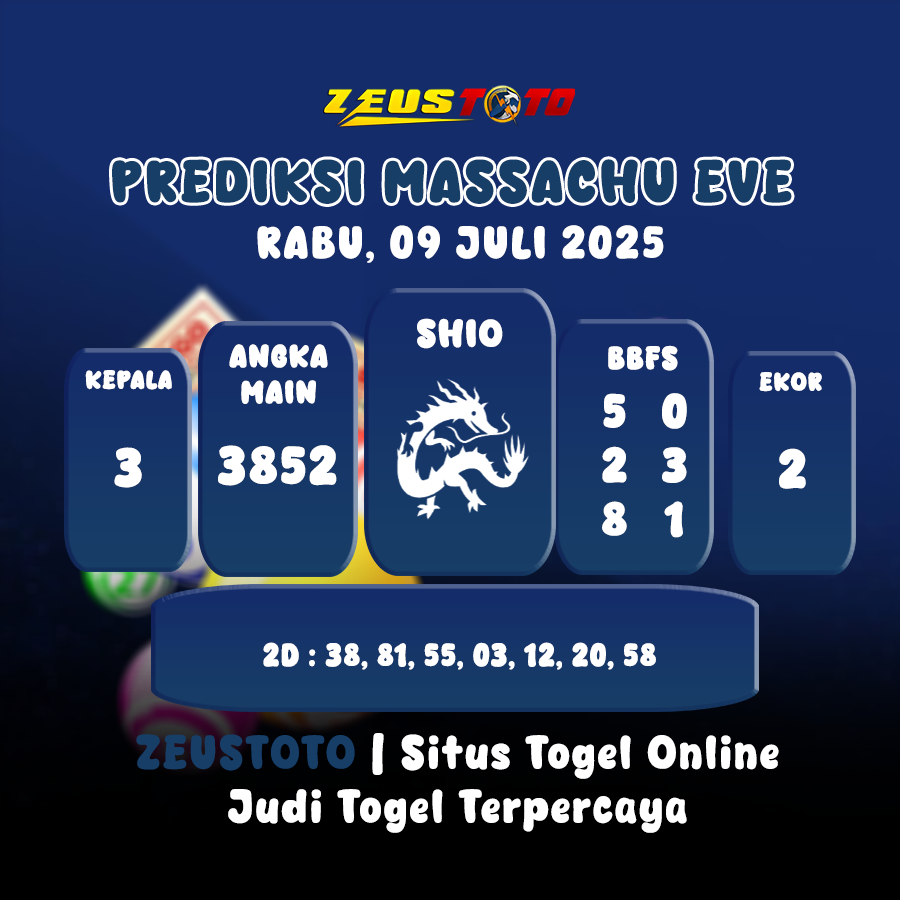 PREDIKSI MASSACHUEVE POOL 09 JULI 2025