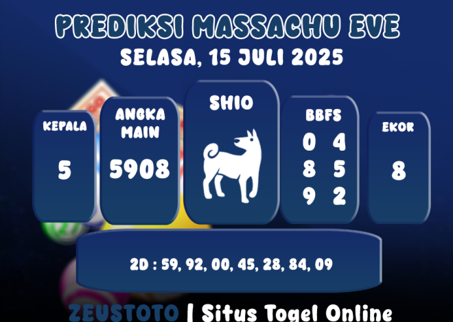 PREDIKSI MASSACHUEVE POOL 15 JULI 2025