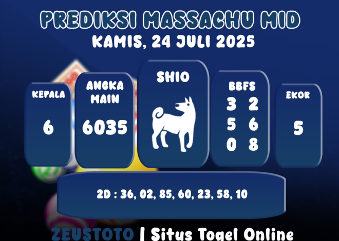 PREDIKSI MASSACHUMID POOL 24 JULI 2025