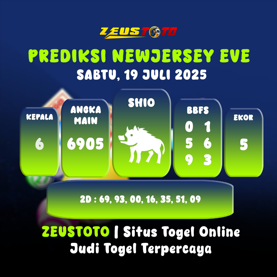 PREDIKSI NEWJERSEYEVE POOL 19 JULI 2025
